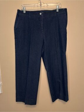 Josephine Chaus Straight Leg Jeans in Dark Navy